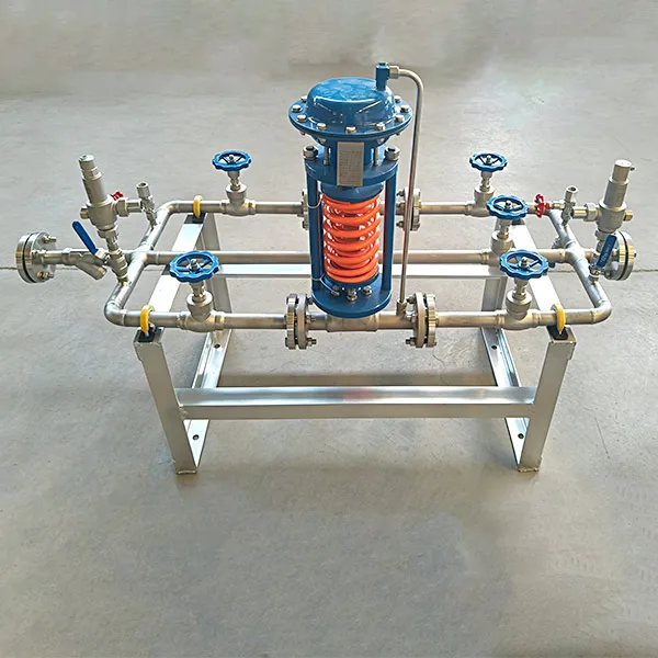 Industrial Gas Pressure Regulator Skid